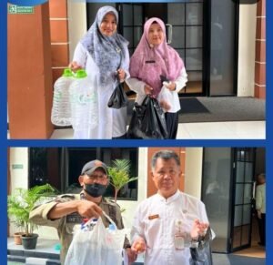 Pegawai OPD Kecamatan Cibodas Rutin Gelar Sedekah Sampah dan Sate Sami