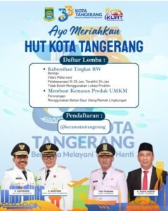 Kecamatan Tangerang Meriahkan HUT ke-33 Kota Tangerang Lewat Beragam Lomba Kreatif