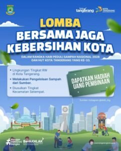 Pemkot Tangerang Gelar Lomba Jaga Kebersihan Kota 2026, Kadis LH Ajak RW Kelola Sampah dari Sumbernya