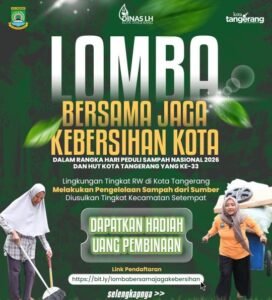 Pemkot Tangerang Ajak RW Ikuti Lomba Bersama Jaga Kebersihan Kota, Dorong Pengelolaan Sampah dari Sumbernya