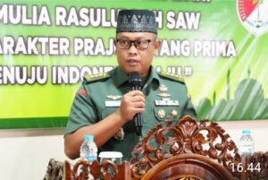 Makorem 052/Wijayakrama Gelar Peringatan Isra Mi’raj 1447 H, Perkuat Karakter Prajurit Berakhlak Mulia
