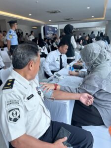 Peduli Kemanusiaan, Lapas Perempuan Kelas IIA Tangerang Ikut Donor Darah Peringati Hari Bhakti Imigrasi ke-76