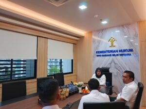 Sarpras Pelayanan Publik Gedung Baru Kanwil Kemenkum Malut Dioptimalkan