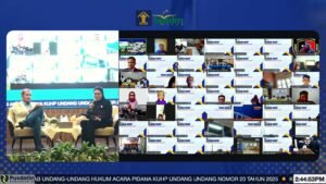 Kemenkum Malut Ikuti Webinar KUHAP, Perkuat Reformasi Hukum Nasional