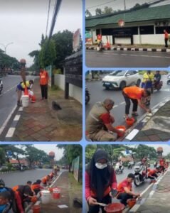 Sambut HUT ke-33, Personel BPBD Kota Tangerang Turun Tangan Percantik Kansteen
