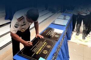 Lapas Cikarang Hadiri Peresmian Gedung Kantor, Pelayanan Terpadu, Gereja, Klinik Pratama Dan Dapur Sehat UPT Pemasyarakatan Jawa Barat