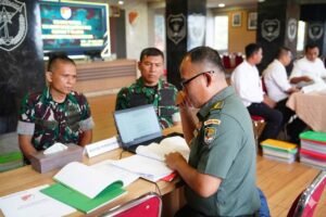 Korem 052/Wijayakrama Terima Kunjungan Tim Wasrik Itdam Jaya TA 2026