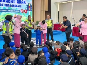 Satlantas Polres Metro Tangerang Kota Gelar Polisi Sahabat Anak, Edukasi Tertib Lalu Lintas Sejak Usia Dini