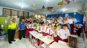 “Hangat dan Edukatif, Satlantas Sambangi SD di Tangerang Tanamkan Disiplin dan Anti-Bullying”
