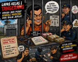 “Bobol! Lapas Kelas I Tangerang Diduga Jadi Sarang Kendali Narkoba dari Balik Sel”
