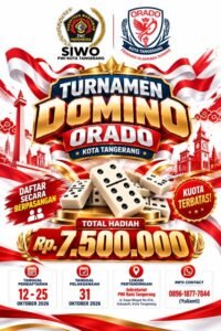 PWI Kota Tangerang Gelar Turnamen Domino ORADO, Total Hadiah Rp7,5 Juta
