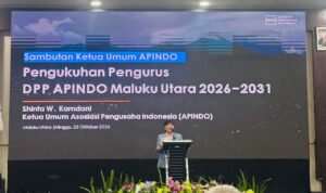 Kemenkum Malut Hadiri Pengukuhan DPP APINDO Maluku Utara Masa Bakti 2026–2031
